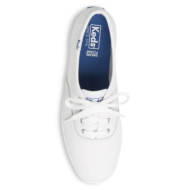 Keds champion sale leather oxford white