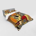 thumbnail image 2 of Ambesonne Music Bedding Set 4 Pcs, Geometric Guitar Funky, Queen, Multicolor, 2 of 2