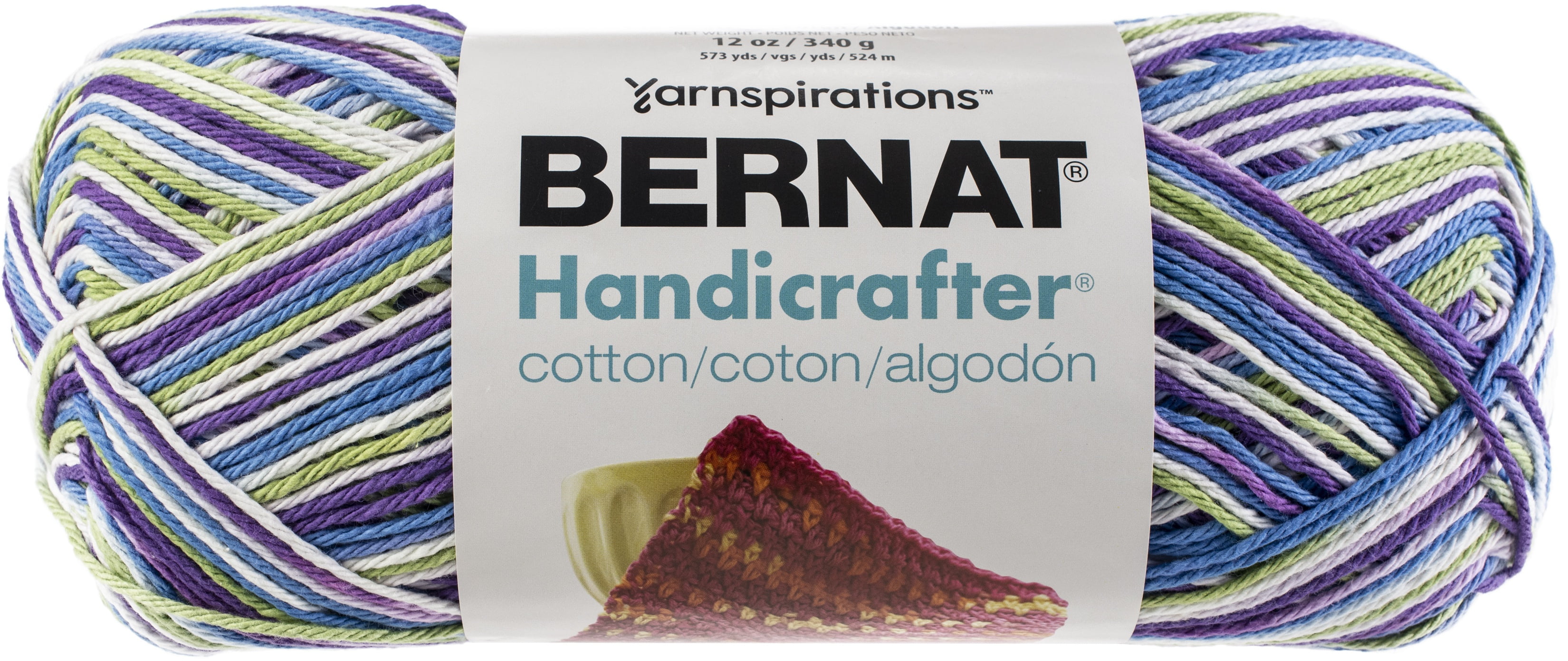 Bernat Handicrafter Cotton Yarn - Ombres-Fruit Punch