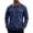 Navy, variant on Miqool Mens Waffle Zip Up Shirts Jacket Casual Collared Long Sleeve Lightweight Overshirts with Pockets