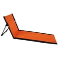 thumbnail image 2 of Silla Jardín Plegable Portátil para Exteriores Tumbona Plegable Ultraligera para Acampar Silla Con Respaldo Playa para Acampar Impermeable Y Gruesa [versión Extendida] (naranja), 2 of 9