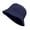 Navy, variant on beishanbush Bucket Hats Unisex Double Side Wear Reversible Bucket Hat Trendy Cotton Twill Canvas Sun Fishing Hat Fashion Cap Navy