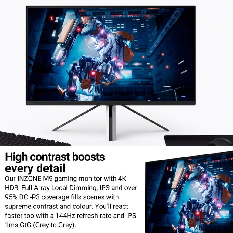 Sony SDM-U27M90 27-Inch INZONE M9 4K HDR 144Hz Gaming Monitor
