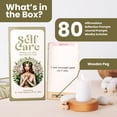 thumbnail image 2 of Autocuidado del Sutra de la vida: 80 tarjetas de afirmación, indicaciones y actividades para un diario. Diseñado por un psicólogo. Un regalo único para el alivio del estrés y la atención plena para el, 2 of 5