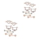 thumbnail image 3 of Minnieouse 8 piezas de anillos para pezones con barra joyería para Piercing senos femeninos Oro rosa, 3 of 6
