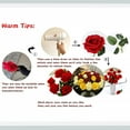 thumbnail image 6 of 10 Pack Artificial Rose Flower Red Silk Roses with Stem Fake Flowers Bouquet for Wedding Party Valentine's Day Decor (Red), 6 of 7