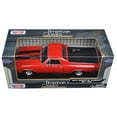 thumbnail image 3 of 1970 Chevrolet El Camino SS 396 Red with Black Stripes 1/24 Diecast Model Car by Motormax, 3 of 3