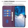 thumbnail image 3 of Nalacover Premium High Quality Wallet Case for iPhone 13 Pro Max, Strong Magnetic Clasp Case with [RFID Blocking] Card Holder Kickstand Magnetic,Leather Flip Case For iPhone 13 Pro Max, Purple, 3 of 8