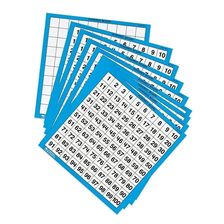 UPC 765023002553 product image for LEARNING RESOURCES Laminated Hundreds Cards 10/Pk 0375 | upcitemdb.com