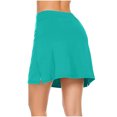 thumbnail image 7 of Lenpel Women's Athletic Skorts Lightweight High Waisted Side Split Tennis Skirts with Inner Shorts Workout Sports Skorts, 7 of 7