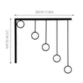 thumbnail image 5 of unbranded  Clothing Display Stand Hanging Coat Hooks Wall Mounted Hangers, 5 of 8