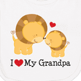 thumbnail image 3 of Inktastic I Love My Grandpa Newborn Bib, 3 of 3