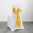 thumbnail image 1 of 10 Uds 17*275cm o satén Couverture De Chaise Bow Ruban Mariage Bow Crmonie Dcoration Fte Anniversaire, 1 of 5