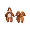 thumbnail image 2 of RUINIXCW Toddler Baby Lion/Horse Cosplsy Zip Front Plush Long Sleeve Hooded Jumpsuit, 2 of 8