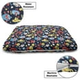 thumbnail image 3 of Fantasy Pet Bed, Colorful Jolly Theme of Creatures Creativity and Imagination Composition, Chew Resistant Pad for Dogs and Cats Cushion with Removable Cover, 24" x 39", Multicolor, by Ambesonne, 3 of 4