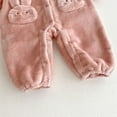 thumbnail image 6 of XDZJLR Baby Girls Boys Jumpsuits Girls Rompers Long Sleeve Outwear Warm Winter Set Nightwear Sleepwear Pjs Pink 3-6 Months, 6 of 9
