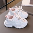 thumbnail image 5 of WNVMWI Children Mesh Platform Sneakers Toddler Girls Workout Shoes Witrh Hook And Loop Kids Casual Walking Sneaker Pink Sizs 8, 5 of 5