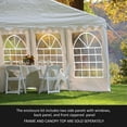 thumbnail image 2 of ShelterLogic Party Tent with Two Double Zipper Doors, 2 of 4