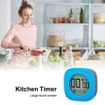 thumbnail image 4 of stanreset Timer Study Digital Display Count Up Stopwatch Touch Screen Battery Operated Electronic Mute Attachable Alarm Blue Orange 1 Pc, 4 of 6