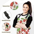 thumbnail image 2 of Dreamtimes strawberry Apron Home Kitchen Cooking,Kitchen Accessories Set,5 Set -Apron Oven Mitt Glove and Pot Holder Kitchen Linen Sets, 2 of 6