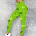thumbnail image 2 of hotojiny Women St. Patrick's Day Leggings Spring Fashion Workout Yoga Pant Casual High Waisted Running Athletic Pants, 2 of 5
