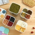 thumbnail image 4 of MesaSe Grain Storage Box Food Grade Transparent Good Sealing Effect Large Capacity Detachable Save Space Heat-Resistant Cereal Storage Container Airtight Food Organizer Box for Kitchen, 4 of 8