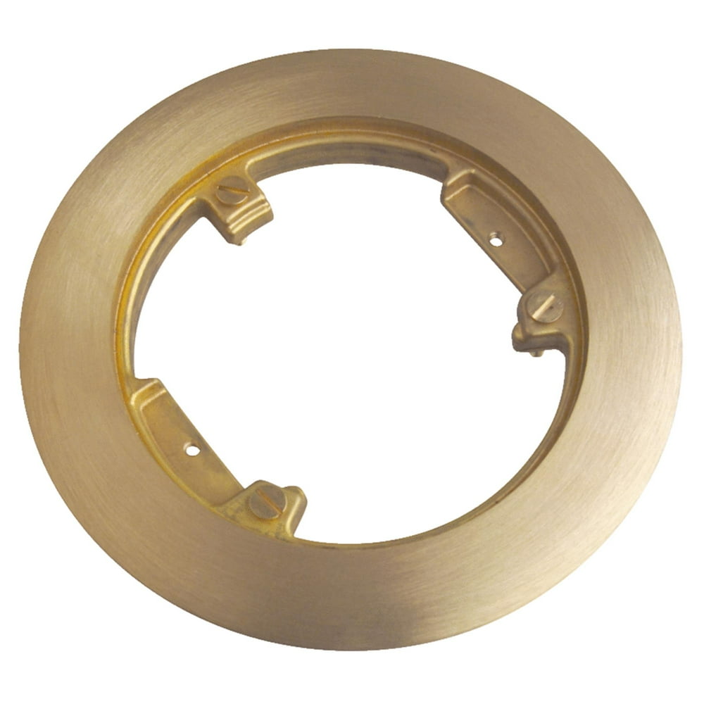 STEEL CITY P 60 CP Floor Box Cover Plate,11/16 In L,Brass