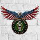 thumbnail image 4 of Iron Cool Flying Hawk Craft Home Arte de la pared Decoración Artesanía Ornamento Regalo de vacaciones, 4 of 8