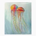 thumbnail image 1 of Betsy Drake BK1095 Colorful Jellyfish Throw, 1 of 1