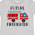 thumbnail image 4 of Inktastic Future Firefighter Red Fire Truck Engine Boys or Girls Toddler T-Shirt, 4 of 5