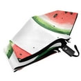 thumbnail image 6 of FORMRS Travel Umbrella Folding Auto Open Close Windproof Rain UV Protection, Red Watermelon, 6 of 8