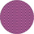thumbnail image 1 of Ahgly Company Machine Washable Indoor Square Transitional Dark Magenta Purple Area Rugs, 3' Square, 1 of 7