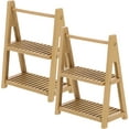 thumbnail image 1 of 2pcs Decorative Mini House Decoration Adorable Miniature Furniture Mini Bread Rack Decor, 1 of 8