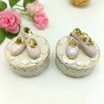 thumbnail image 3 of YIEMEEN Compact Ballet Shoe Accent Jewelry Storage Container for Travel and Dresser Tops, 3 of 21