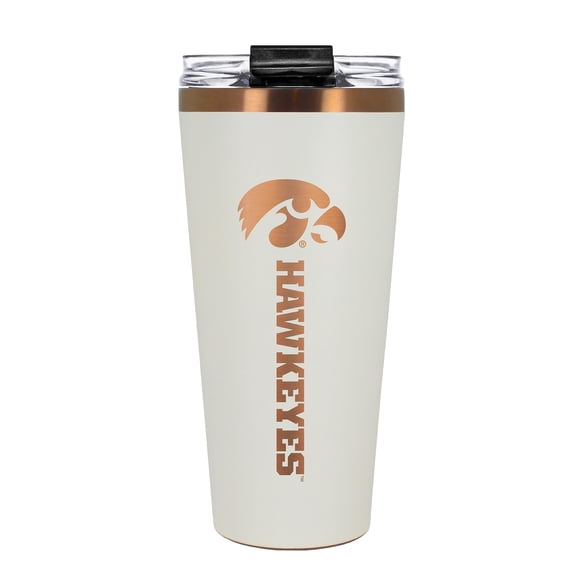 Iowa Hawkeyes 30 oz. Cream Copper Big Slim Tumbler