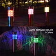 thumbnail image 4 of HYTX HY-SLED03-SL 4 Piece Waterproof, Color Changing & Stainless Steel Solar LED Outdoor Decorative Pathway Lights, 4 of 7