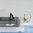thumbnail image 2 of Escultura moderna abstracta de una niña, estatua decorativa, adorno coleccionable para sala de estar, estantería, dormitorio, centro de mesa, regalo p, 2 of 8