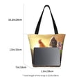 thumbnail image 3 of Hirioo Country Farm Morning Rooster for Women's Casual Shoulder Tote Bag Handbag For Women Work College Travel Business Shopping, 3 of 8