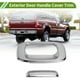 thumbnail image 2 of Cubierta de manija de puerta exterior para Chevy Silverado 1500 1999-2006, tono plateado electrochapado ABS, 1 juego, 2 of 7