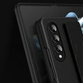 thumbnail image 2 of Frusde Case Compatible with Samsung Galaxy Z Fold 4 with Hand Strap Full Protective Hard PC Z Fold 4 Case-Black, 2 of 5