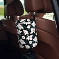 thumbnail image 5 of Easygdp Lilies Flowers Car Trash Can Garbage Car Accessories Trash Can Car Waste Bin for for Driver and Passenger Any Vehicle, 5 of 7