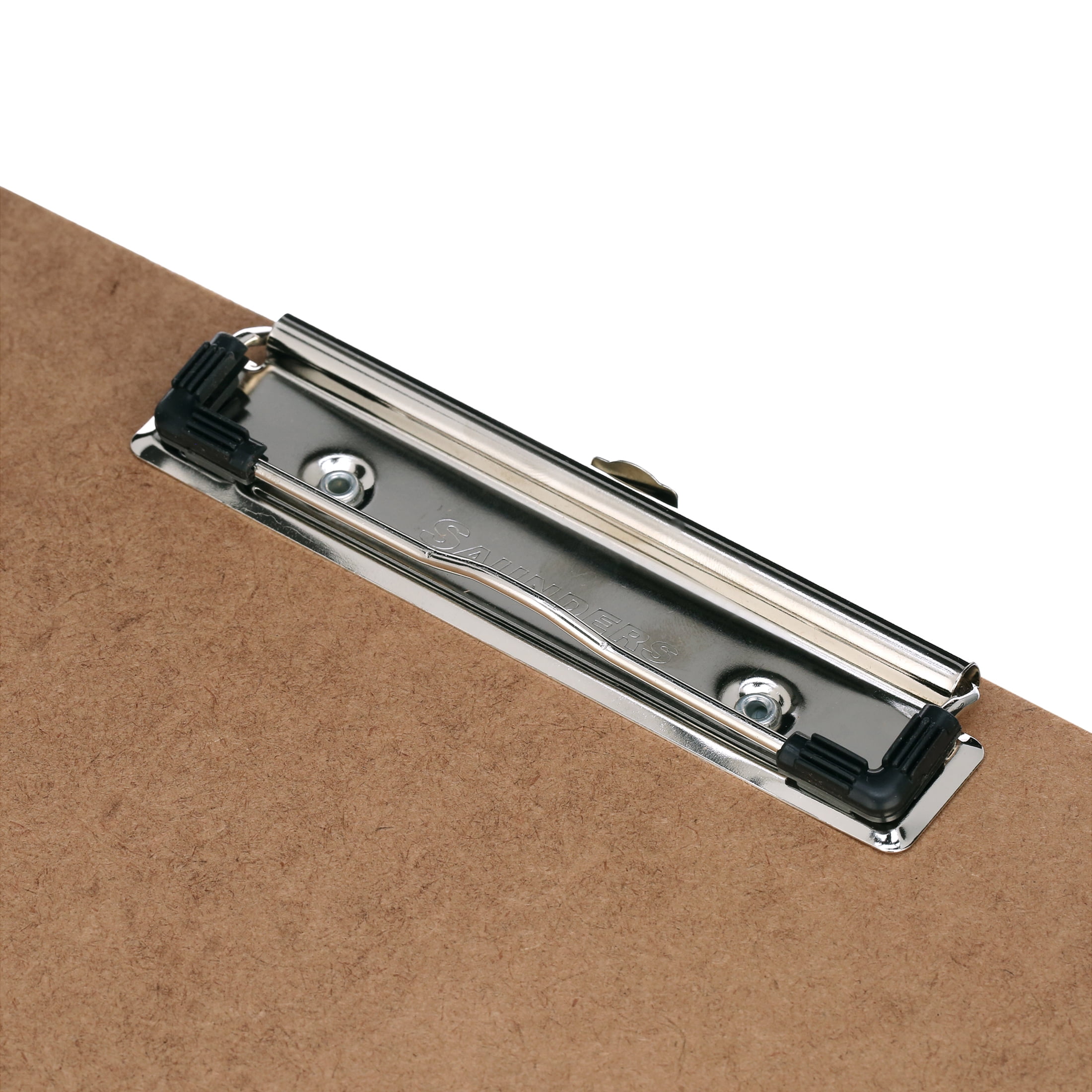 (2 pack) Saunders Hardboard Clipboard - Letter Size with Low Profile Clip and Built-in Hanging Hole, 2 per pack