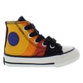 thumbnail image 2 of Converse Chuck 70 1V Hi Infant/Toddler Shoes Size 5, Color: Black/Mantra Orange, 2 of 5