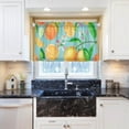 thumbnail image 6 of Lemon Kitchen Curtains 2 Panels UV Protected Tier Curtains, Half Window Curtains Kitchen Tiers for Guest Room Bathroom Sink Laundry Room Basement,36 x 27 Inch, 6 of 7