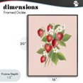 thumbnail image 4 of Stupell Industries French Country Cottage Garden Strawberries Black Framed Giclee Art, 16 x 20, by Diane Neukirch, 4 of 8