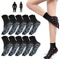 thumbnail image 2 of Socks For Women Lanceasy 10 Pairs Tourmaline Body Shaping Stretch Socks Health Socks Tourmaline Socks Foot Massage Socks Thin Non Slip Socks Socks, 2 of 5