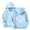 Light Blue, variant on GiLiling Girls Preppy Heart Sweatshirt, Oversized Pullover Sweatshirt, Kids Fall Winter Long Sleeve Cute Print, Trendy Hoodie (Black, 3-4 Years)