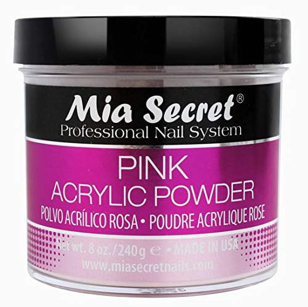 Mia Secret Acrylic Powder 8 oz x 2 (Pink &Clear)
