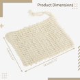 thumbnail image 3 of Soap Saver Bag, 50PCS Natural Sisal Soap Bags With Drawstring, Plastic-Free Reusable Exfoliating Soap Pouch, Zero Waste Soap Mesh Bag for Foaming & Drying Soaps, 3 of 6