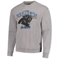 thumbnail image 2 of Unisex The Wild Collective Gray Carolina Panthers Distressed Pullover Sweatshirt, 2 of 3